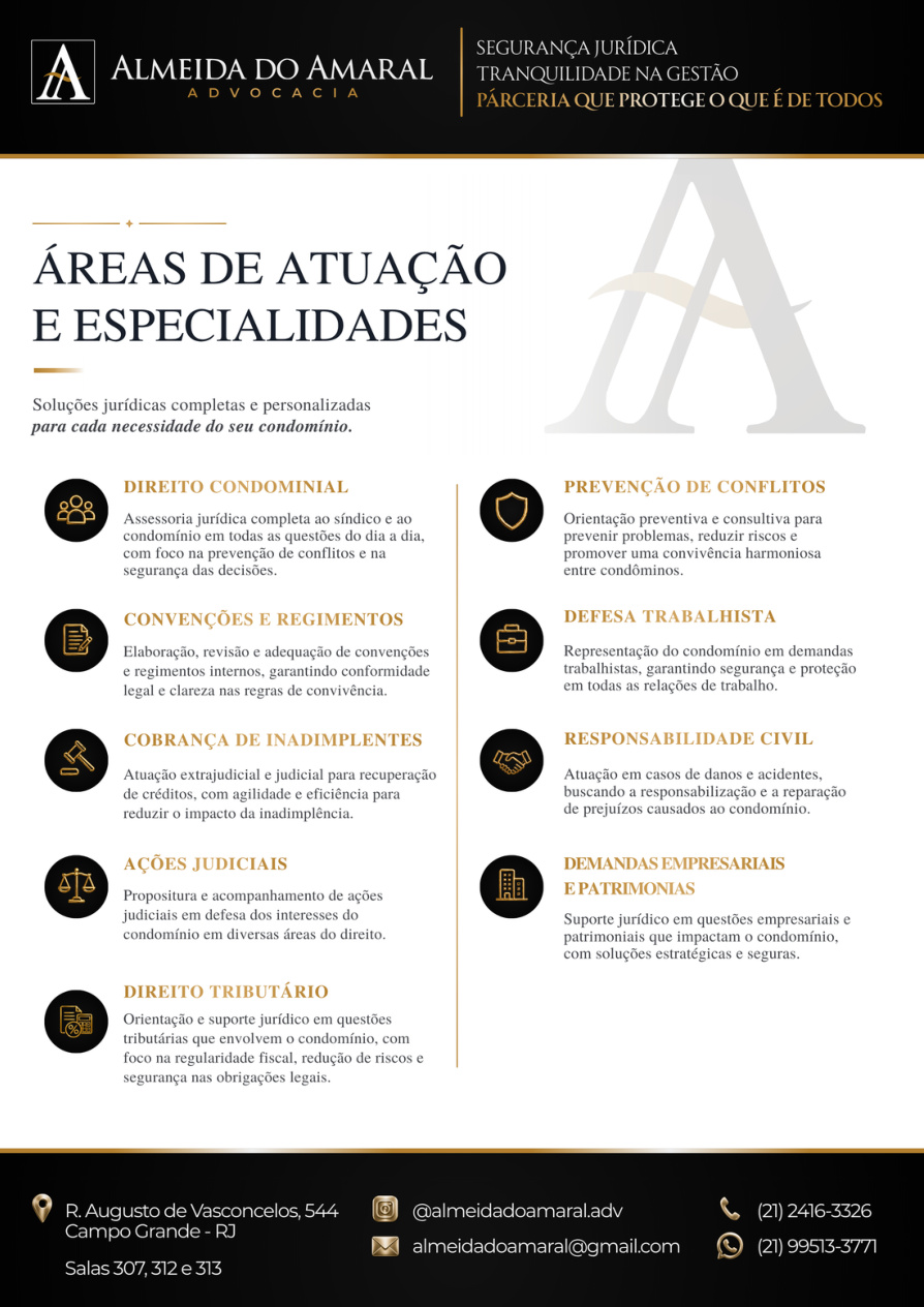 Áreas de atuação e especialidades